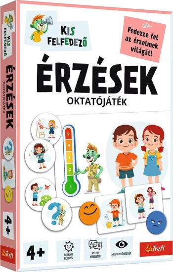 Trefl Kis Felfedező Érzelmek Oktató És Készségfejlesztő Játék