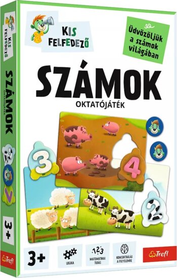 Trefl Kis Felfedező Számok Oktató És Készségfejlesztő Játék