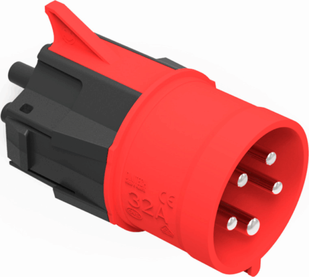 NRGkick 20001001 Elektromos Autó Csatlakozó adapter (5 pólus - 22kW - 32A) - Piros
