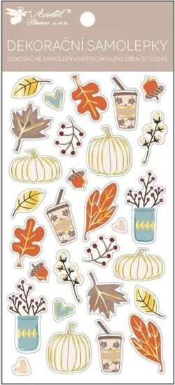 Andel Őszi motívumos matrica csomag 11 x 22 cm Andel Őszi motívumos matrica csomag 11 x 22 cm