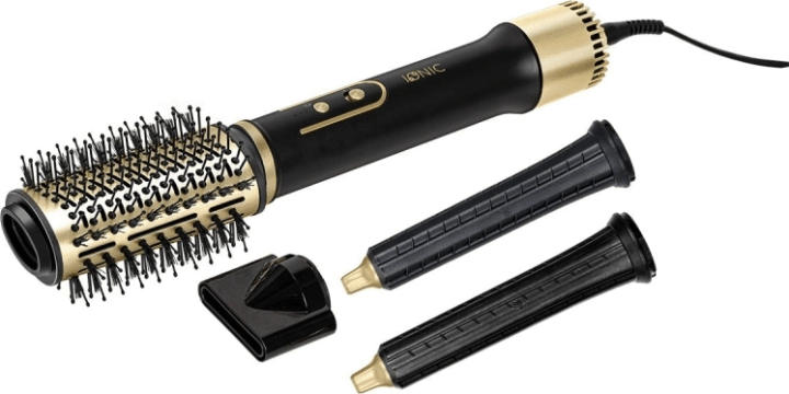 MPM MLW-25 Elektromos 3 az 1-ben Hajformázó Készlet 1200 Watt - Fekete / Arany