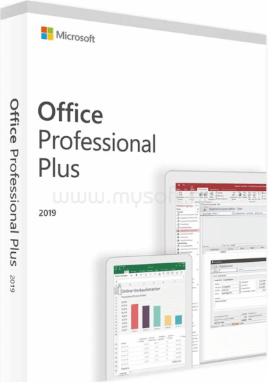 Microsoft Office 2019 Professional Plus dobozos (PC/MAC)