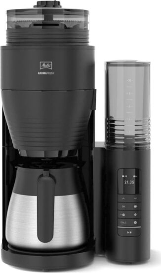 Melitta 1030-11 AromaFresh Filteres kávéfőző darálóval - Fekete / Inox