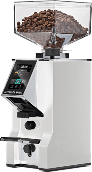 Eureka Mignon Specialista Smart Elektromos Kávéörlő Kávédaráló 300g 310 Watt - Fehér