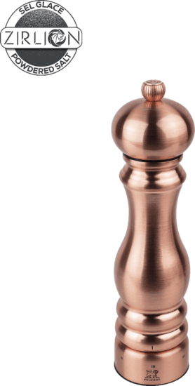 Peugeot Paris Manuális Rozsdamentes Acél Sóőrlő 22 cm - Réz