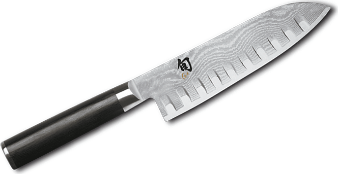 KAI Santoku rozsdamentes acél kés 16,5cm - Fekete