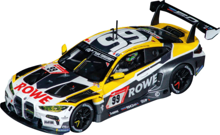 Carrera Hybrid BMW M4 GT3 ROWE Racing Műanyag Autó Modell 1:50