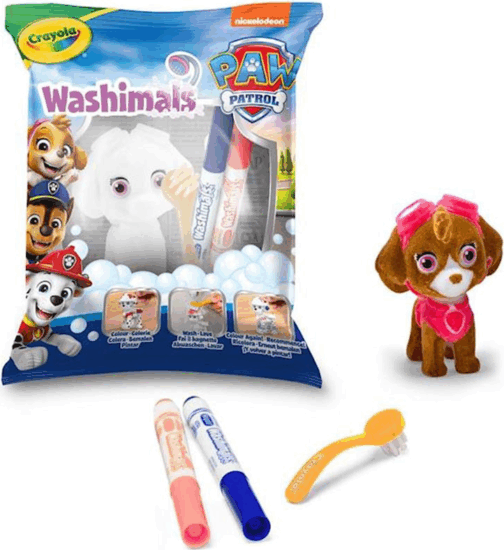 Crayola Washimals színezhető Mancs Őrjárat figura - Skye