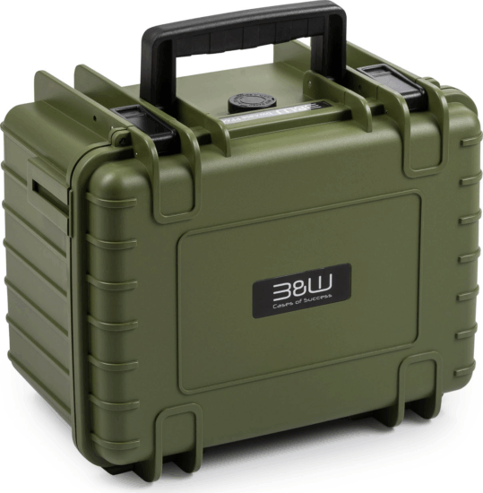 B&W PP.66 DJI Mini 5 Drón Vízálló Hordtáska - Bronz/Zöld