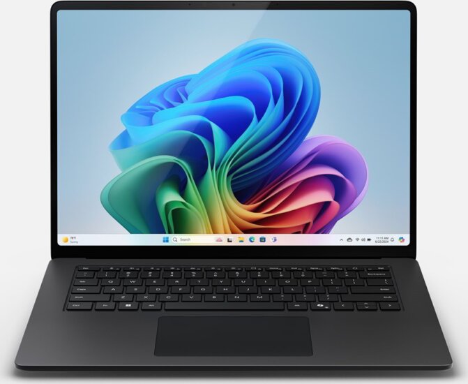Microsoft Surface 7 Copilot+ PC Laptop Grafit (15" Touch / Snapdragon X Elite X1E / 16GB / 1TB SSD / Win 11 Home)