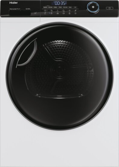 Haier HD90-A3959-S Hőszivattyús Szárítógép 9kg 194kWh - Fehér Haier HD90-A3959-S Hőszivattyús Szárítógép 9kg 194kWh - Fehér