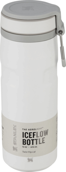 Stanley Iceflow Bottle Twist Flip rozsdamentes acél Kulacs 470ml - Fehér