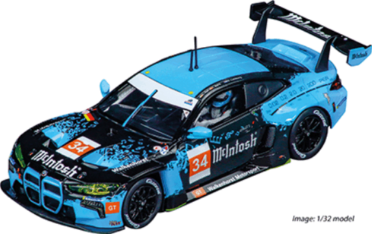Carrera Hybrid BMW M4 GT3 Walkenhorst Motorsport No.34 autó autópályához - Kék