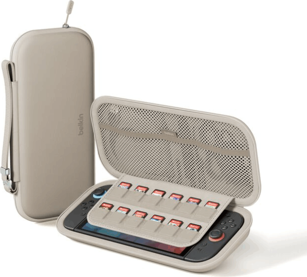 Belkin ENA002hqSA Nintendo Switch 2 Utazó tok - Homokszín