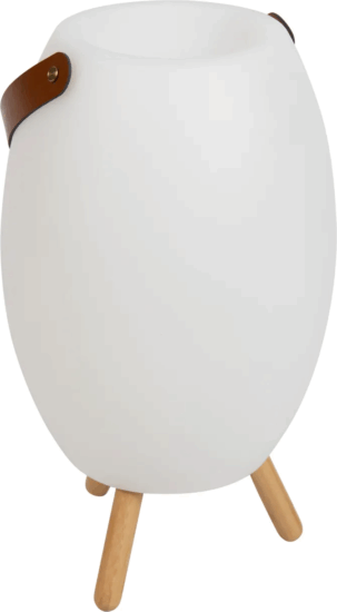 New Garden Apolo 45 újratölthető LED lámpa beépített hangszóróval 40,5cm - Fehér