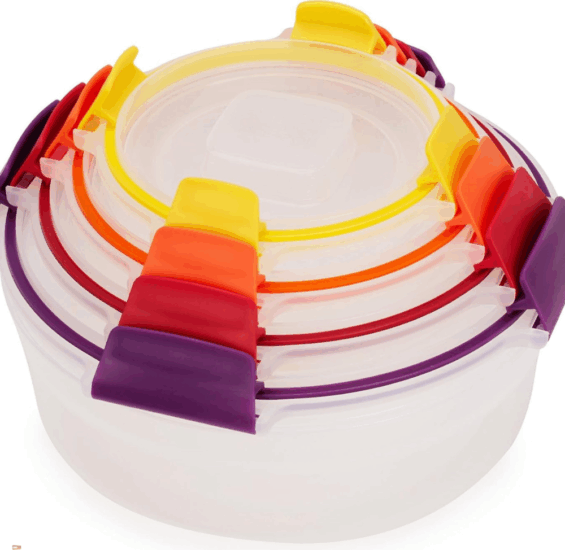 Joseph Joseph 1000015 Műanyag ételtároló doboz 4 darabos készlet 3,6L - Többszínű
