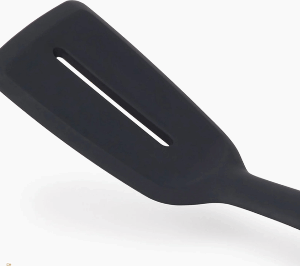 Joseph Joseph 10570 Rozsdamentes Acél és Szilikon Fordító Lapát - Fekete