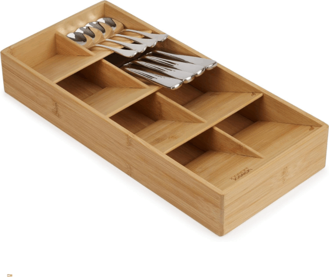 Joseph Joseph DrawerStore Bambusz Konyhai Evőeszköz Rendszerező - Barna