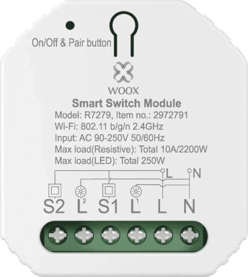 Woox R7279 Smart WiFi kapcsoló relé