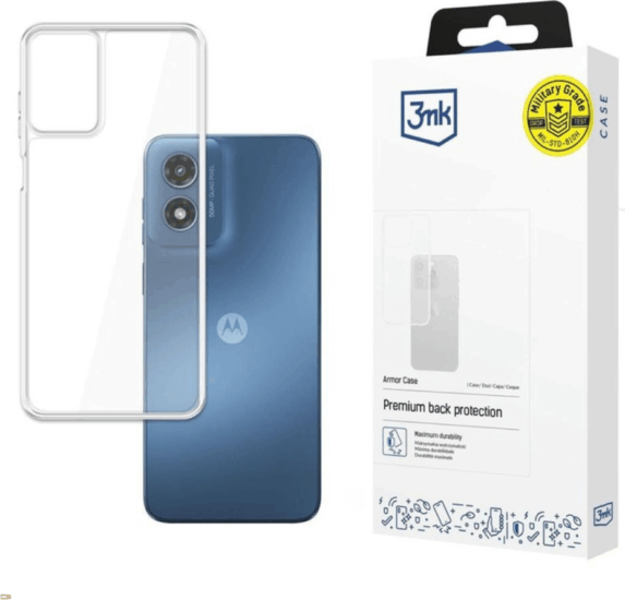 3mk Armor TPU Motorola Moto G Play Telefon tok - Átlátszó