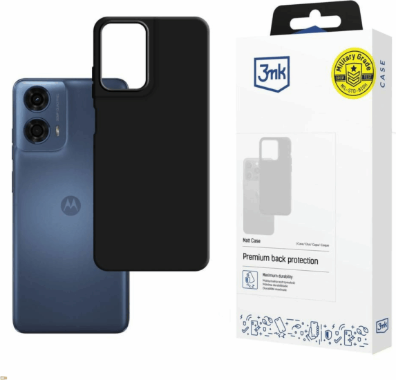 3mk TPU Motorola Moto G24 Power Telefon tok - Fekete