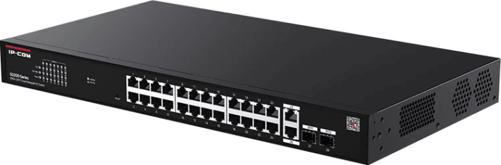 IP-COM G2228P Fémházas Smart Managed 28-port Gigabit Rack Switch