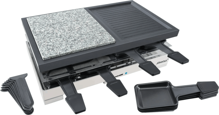 Steba RC 88 Premium Multi Raclette Sütő 1200W - Fekete / Ezüst Steba RC 88 Premium Multi Raclette Sütő 1200W - Fekete / Ezüst