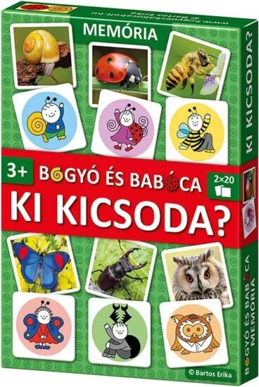 Bogyó és Babóca Ki kicsoda? memóriajáték kicsiknek