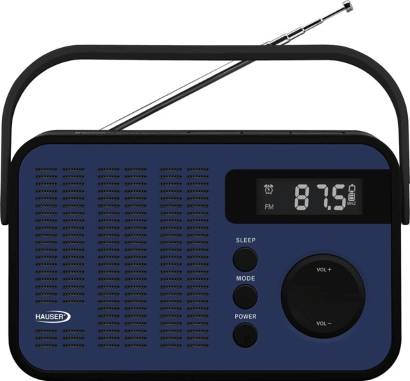 Hauser TR-9206PLL Hordozható Táskarádió - Kék