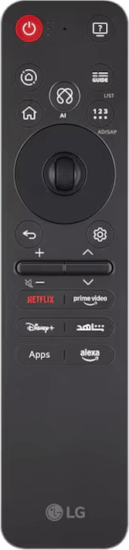 LG MR25GA Magic Remote Univerzális Távirányító - Fekete