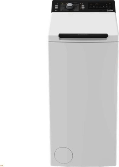 Beko BTL1WFP10622 Felültöltős mosógép - Fehér/Fekete