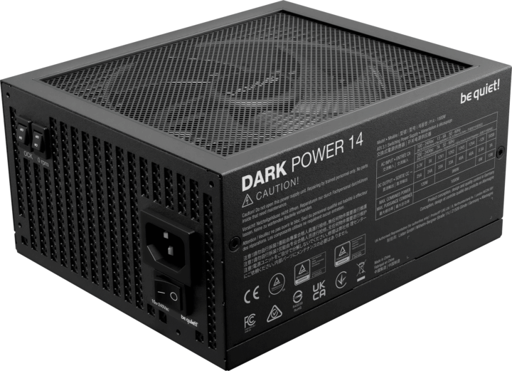 Be quiet! 1000W BP020EU Dark Power 14 80+ Titanium Moduláris Tápegység Be quiet! 1000W BP020EU Dark Power 14 80+ Titanium Moduláris Tápegység