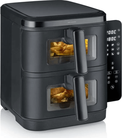 Severin FR 2468 AirFryer Forrólevegős sütő 11L 2800 Watt - Fehér