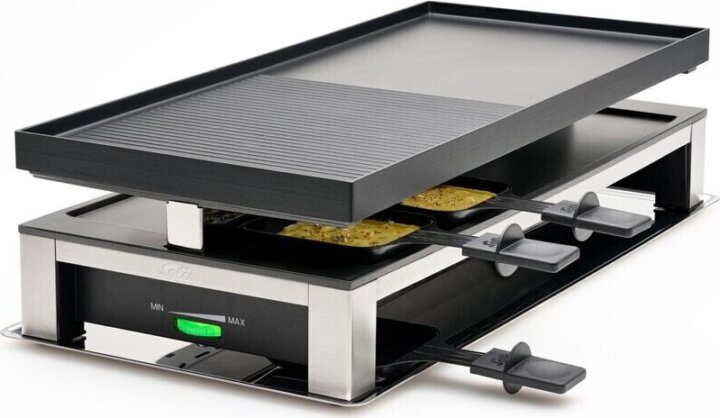 Solis 3in1 Typ 7911 Elektromos Asztali Grillsütő és Raclette 1500 Watt - Fekete/Ezüst