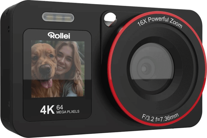Rollei 12030 Kompakt Digitális Fényképező 64Mpx / 4K - Fekete Rollei 12030 Kompakt Digitális Fényképező 64Mpx / 4K - Fekete