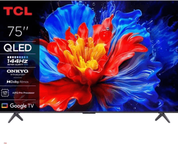 TCL 75" 75P8K 16:9 QLED Google Smart TV