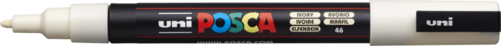 Uni POSCA PC-3M 0,9-1,3mm Marker - Elefántcsont