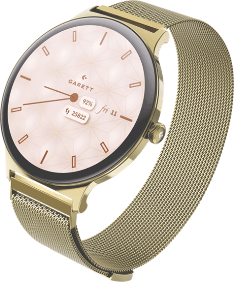 Garett Verona 2 Női Okosóra 43mm - Hálós Arany