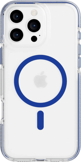 Tech21 EvoCrystal MagSafe Apple iPhone 16 Pro Max Telefon Tok - Átlátszó / Kék