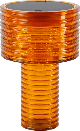 New Garden Ambar Solar LED asztali lámpa 16,5 cm - Narancssárga
