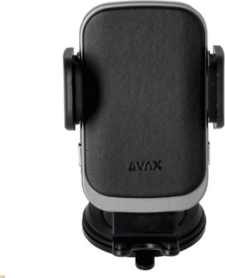 Avax WH601 Mobiltelefon autós tartó / Wireless töltő 15W - Fekete