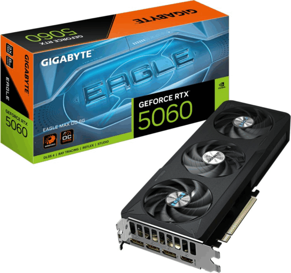 Gigabyte RTX5060 8GB GDDR7 Eagle Max OC Videókártya