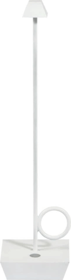 Broggi Lamp Bugia Hordozható Akkus Asztali LED Lámpa 32cm - Fehér