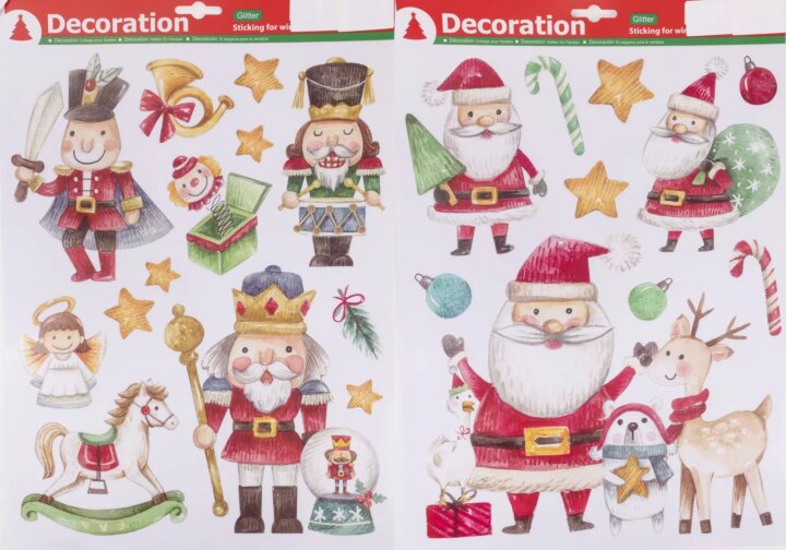 Karácsonyi ablakmatrica 41 x 29 cm - Többféle Karácsonyi ablakmatrica 41 x 29 cm - Többféle