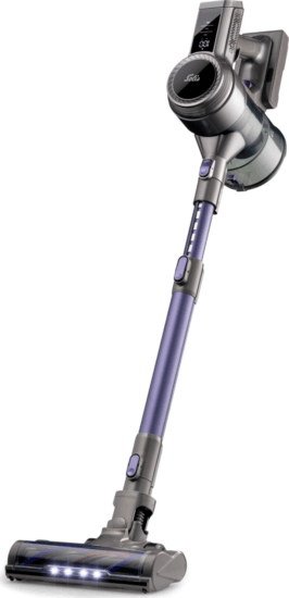 Solis Flex 350 Vezeték Nélküli Álló / Kézi Porzsák Nélküli Porszívó 350W - Szürke / Lila