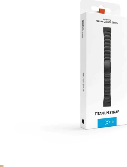 Fixed Garmin QuickFit Titán Okosóra szíj 26 mm - Fekete