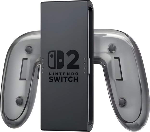 Nintendo Switch 2 Joy-Con Töltő Markolat - Fekete