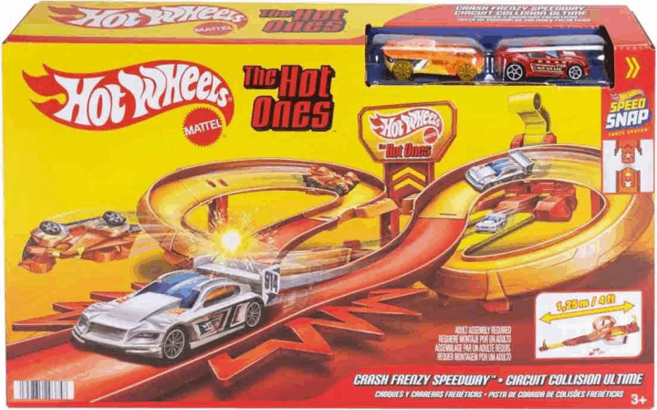 Hot Wheels JFH35 Stunt Tracks Ütközések Versenypálya