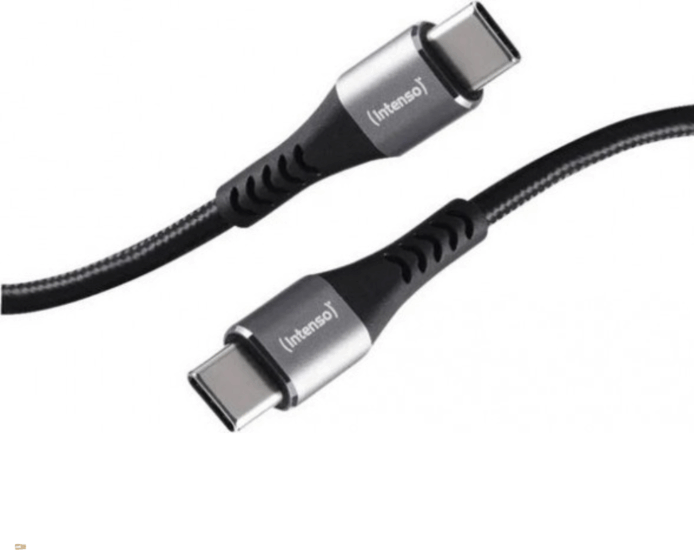 Intenso C315C USB-C apa - USB-C apa 2,0 Adat és töltő kábel 1,5m - Fekete