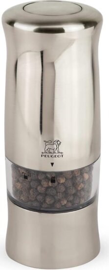 Peugeot Zeli Elektromos Borsőrlő 14 cm - Ezüst